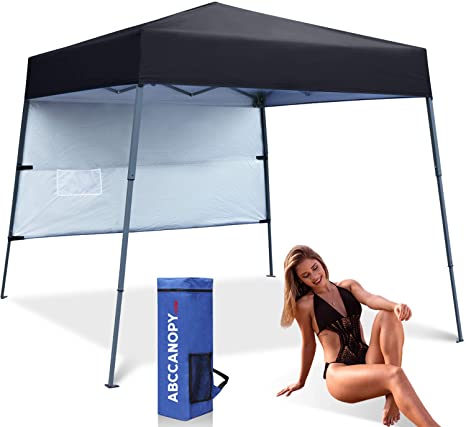 ABCCANOPY Beach Canopy Pop Up Camping Canopy with Easy Set Up Outdoor Canopy Tent, Black