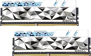 G.SKILL Trident Z Royal Elite Series (Intel XMP) DDR4 RAM 16GB (2x8GB) 3600MT/s CL16-19-19-39 1.35V Desktop Computer Memory UDIMM - Silver (F4-3600C16D-16GTESC)