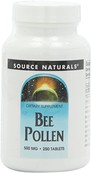 Source Naturals Bee Pollen 500 mg Dietary Supplement - 250 Tablets