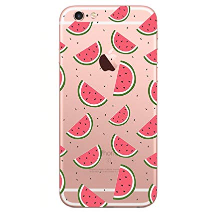 AIsoar iPhone 6s Case,iPhone 6 case, Clear Soft TPU Case Rubber Silicone Skin Cover with iPhone 6s 6 4.7inch (watermelon)