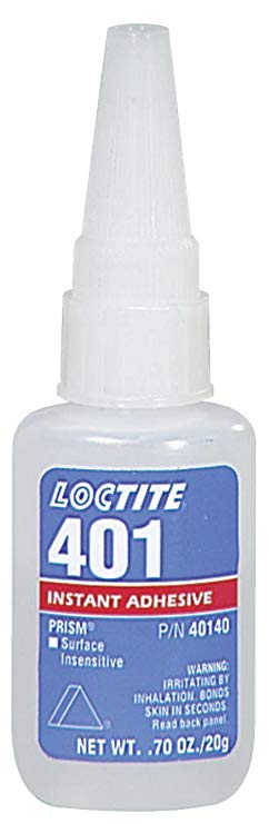 Loctite 40140 Clear 40140 401 Prism Surface Insensitive Instant Adhesive, 20 mL Bottle