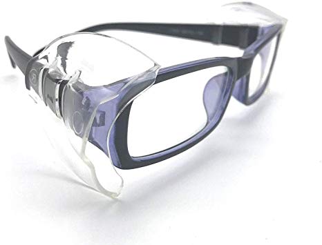 H.L. Bouton Slip-On Sideshields for safety glasses, Clear Flexible, 99705-5 Pairs