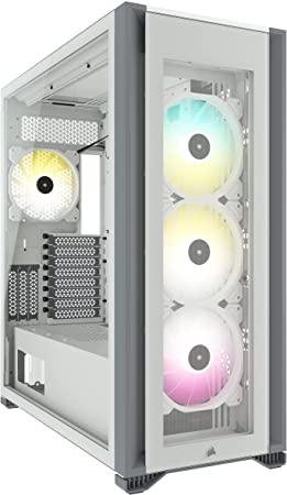 CORSAIR iCUE 7000X RGB Full-Tower ATX PC Case, White