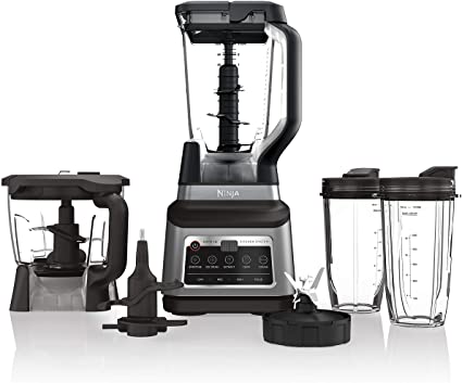 Ninja BN801 Professional Plus Kitchen System with Auto-iQ, and 64 oz. max liquid capacity Total Crushing Pitcher, in a Black and Stainless Steel Finish