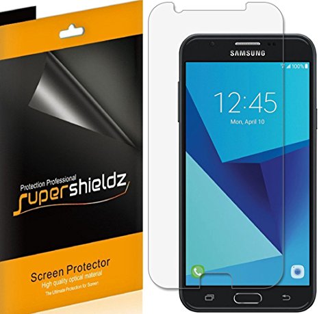 [6-Pack] Supershieldz for Samsung "Galaxy J7 Sky Pro" Screen Protector, High Definition Clear Shield   Lifetime Replacements Warranty