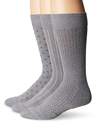 Dockers Men's 3 Pack Cushioned Ultimate Fit Crew Socks