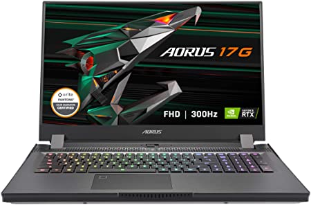 GIGABYTE AORUS 17G YC - 17.3" FHD IPS Anti-Glare 300Hz - Intel Core i7-10870H - NVIDIA GeForce RTX 3080 8GB GDDR6 - 32GB Memory - 1TB SSD - Win10 Home - Gaming Laptop (AORUS 17G YC-8US6450RH)