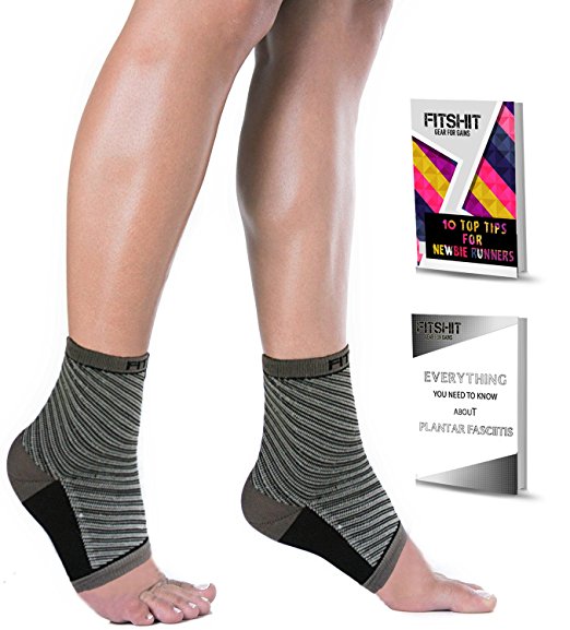 FITSHIT Plantar Fasciitis Socks - Fast Ankle Arch Relief Foot Sleeve