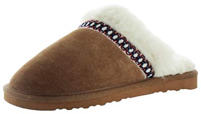 MUK LUKS Women's Dawn Suede Scuff Slipper