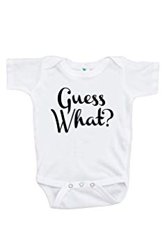 7 ate 9 Apparel Guess What? Pregnancy Announcement Onepiece 0-3 Months