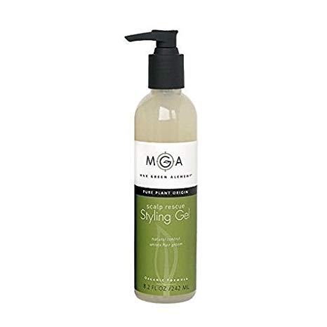 Max Green Alchemy Organic Formula Scalp Rescue Styling Gel Value Size Bottle With Pump (16.2 Ounces)