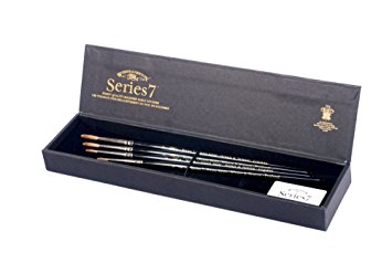 Winsor & Newton Series 7 Brush Gift Set Includes 4 Small Rounds