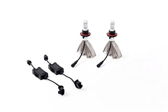 Putco 300H13 Silver Lux H13 LED Headlight Conversion Kit without Anti-Flicker Harness ( 2 Bulbs)