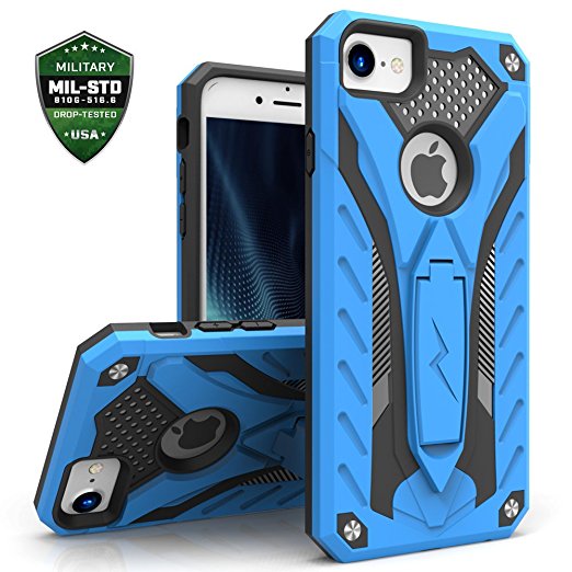 iPhone 7 Case, Zizo [Static Series] Shockproof [Military Grade Drop Tested] with Built-in Kickstand [iPhone 7 Heavy Duty Case] Impact Resistant