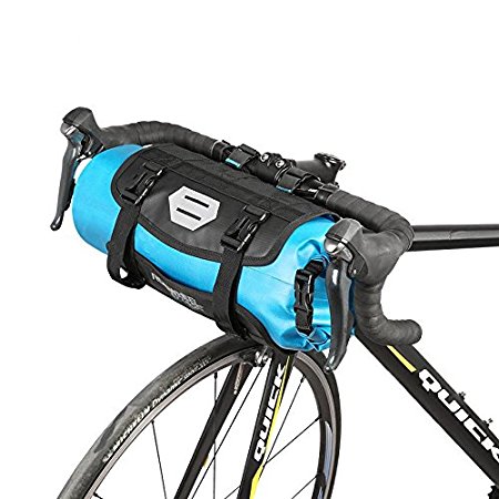 BicycleStore Bicycle Handlebar Bags Waterproof MTB Front Tube Basket Pannier Accessories Large Capacity Detachable Bike Bags 3-7L Blue