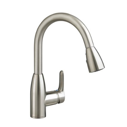 American Standard 4175300075 Colony Soft Pull-Down Kitchen Faucet Stainless Steel