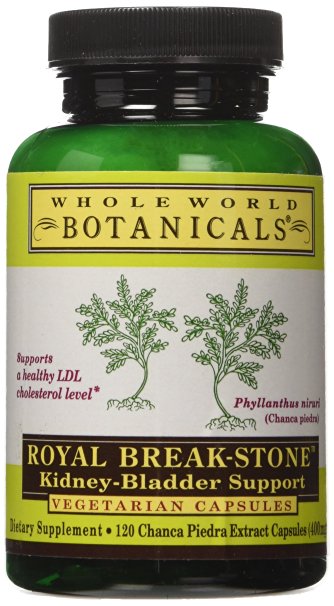 Whole World Botanicals Royal Break Stone Kidney Bladder Support -- 400 mg - 120 Vegetarian Capsules