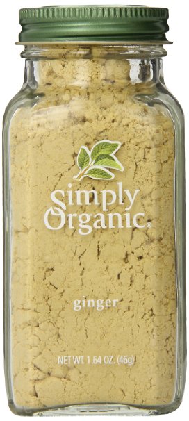 Simply Organic Ginger Root Ground Certified Organic 164-Ounce Container