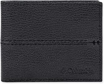 Columbia Men's Everyday Bifold Wallet-Multiple Card Slots, Id Window