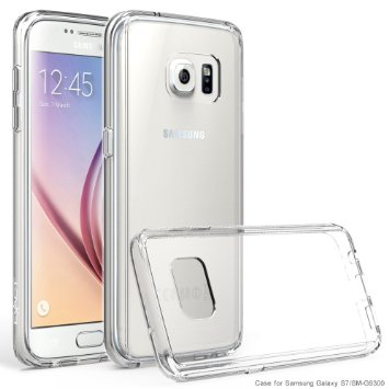 Galaxy S7 Case ,Exact [PRISM Series]-[TPU Grip Bumper][Scratch Resistant][Corner Protection] Protective Slim-Fit Transparent Bumper Case for Samsung Galaxy S7 (2016) Clear