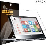 Mr Shield For Lenovo Yoga 3 Pro 133 inch Premium Clear Screen Protector 3-PACK with Lifetime Replacement Warranty