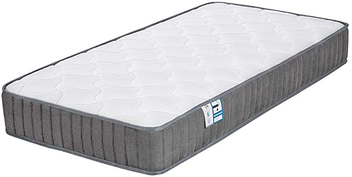 Yaheetech Single Mattress 3ft Memory Foam Medium Firm Mattress Pocket Sprung Orthopedic Mattress with Tencel Cover,190x90x22cm