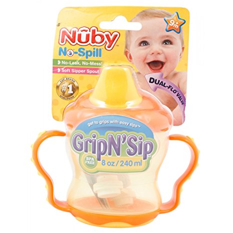 Nuby 207ml Twin Handle Cup (Colours May Vary)