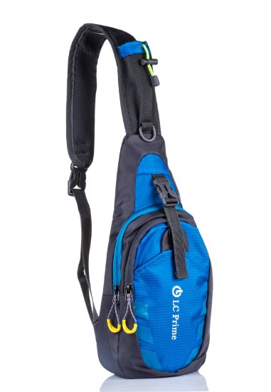 LC Prime® Sling Bag Chest Shoulder Unbalance Gym Fanny Backpack Sack Satchel Outdoor