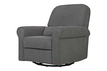 DaVinci Ruby Recliner and Glider, Dark Grey