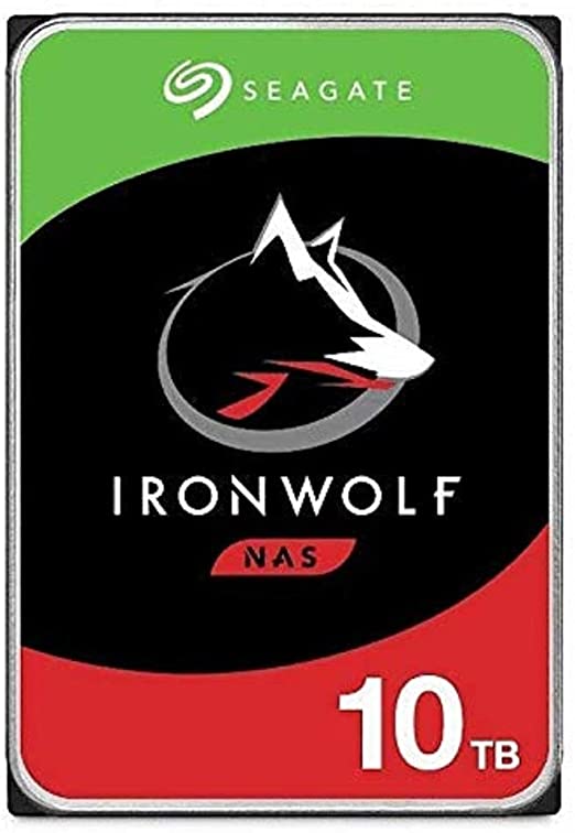 Seagate IronWolf ST10000VN0008 10 TB Hard Drive - SATA 600-3.5" Drive - Internal - 7200RPM - 256 MB Buffer