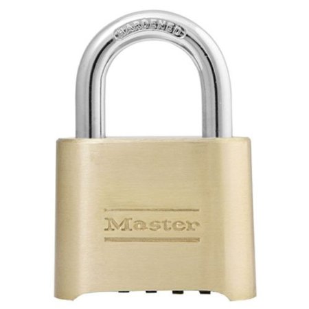 Master Lock 175D Resettable Set-Your-Own Combination Lock, Die-Cast,  with 1-inch shackle