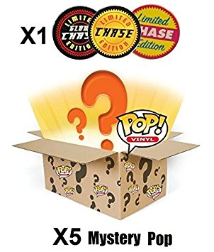 Funko POP! Mystery 6 Pack w/ 1 Random Limited Edition CHASE - Stylized Vinyl Figure Set NEW