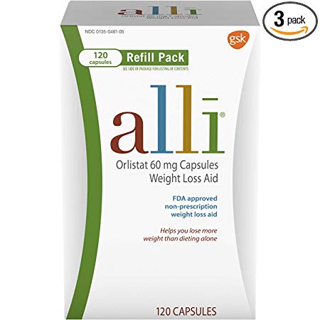alli Refill Pack 120 Caps (Pack of 3)