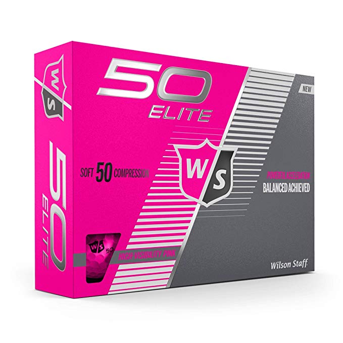 Wilson Staff Fifty Elite Golf Balls (One Dozen)