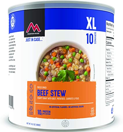 Mountain House Beef Stew | Freeze Dried Backpacking & Camping Food | Gluten-Free