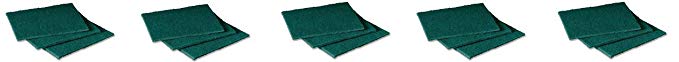 Scotch-Brite 105 General Purpose Scouring Pad, 6" Length x 4-1/2" Width, Green (Case of 40) (5-(Pack))