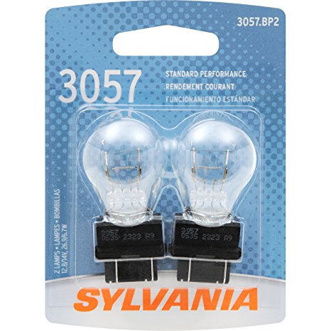 SYLVANIA 3057 Basic Miniature Bulb, (Contains 2 Bulbs)