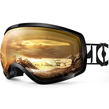 ZIONOR Lagopus Ski Snowboard Goggles UV Protection Anti-fog Snow Goggles for Men Women Youth