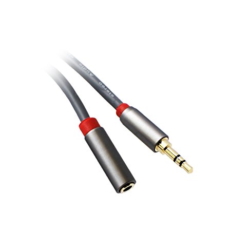 C&E 3 Feet 3.5mm Stereo Male to Female Extension Cable CNE64124