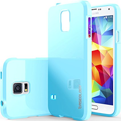 Galaxy S5 Case, Caseology® [Daybreak Series] Slim Fit Shock Absorbent Cover [Sky Blue] [Slip Resistant] for Samsung Galaxy S5 - Sky Blue