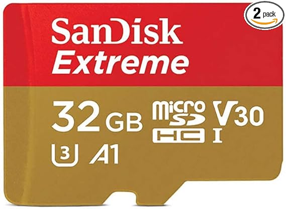 Sandisk Extreme - Flash Memory Card - 32 GB - Microsdhc UHS-I - Gold, Red