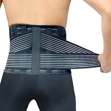 Vital Silver- GermaniumBamboo Charcoal Lower Back Support C-Fit Large