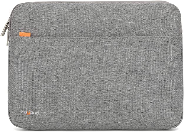 KAYOND 360° Protective 15-15.6 Inch Laptop Sleeve Case, Compatible MacBook pro 15.4（2012-2016） MacBook pro 16 and 15.6 inch Notebook Computer， Water Resistant Notebook Bag –Gray