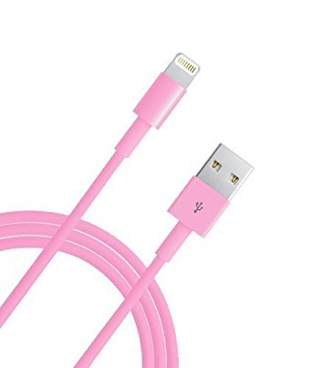 Lightning cable, Jackpower,10 FT Extra Long Lightning USB Cable 8 Pin Sync USB Charging Cord for iPhone 6 / 6 Plus / 6s / 6s Plus / SE , iPhone 5 / 5s / 5c , iPad Air / Air 2 / Mini / iPod(Pink)