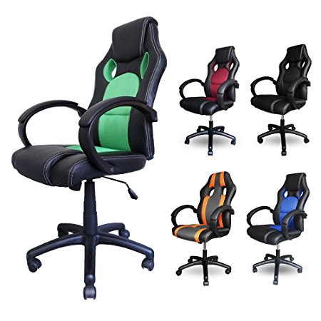 VINGO® Swivel office chair Racing chair Executive Armrest tapizados premium quality load capacity Executive Adjustable office chair 200 kg ergonomic