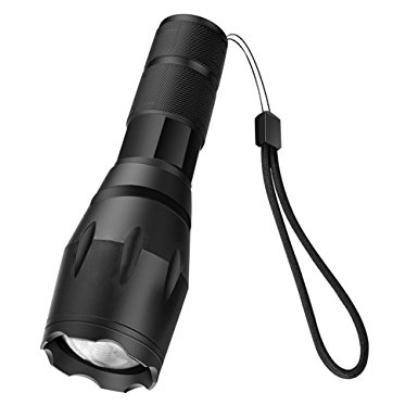 Bengoo Flashlights Zoomable Waterproof Flashlight with 5 Light Modes Tactical Light Lamp Torch Glim Lantern