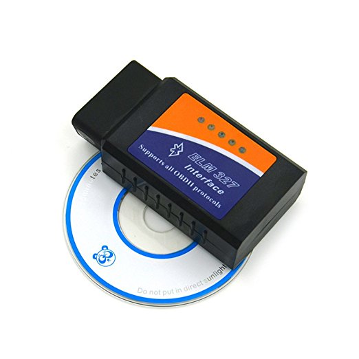 VSTM WiFi Wireless OBD-II Mini ELM327 OBD2 Auto Car Diagnostic Scanner Tool Adapter Reader Scan Code Tester for iPhone 6S 5 iPad4 iPod mini IOS PC Windows, Android Device