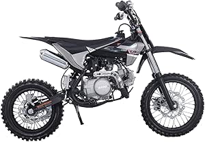 X-PRO 125cc Dirt Bike Adults Pit Bikes Youth Dirt Pitbike 125 Dirt Bike，Black