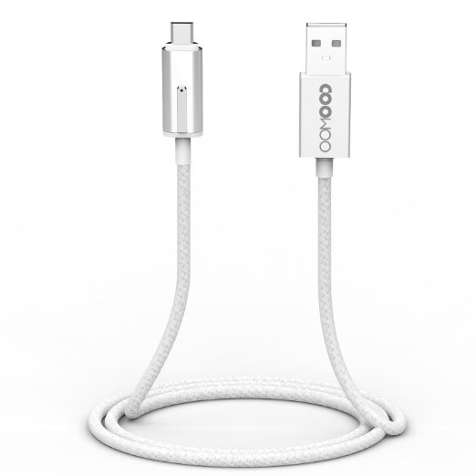 Durable Braided Lightning cable, 4.3ft Computer quick charge Micro USB cable for Samsung LG Motorola HTC Sony and all Google Android system Smartphones,tablets PC with Micro USB charge Port