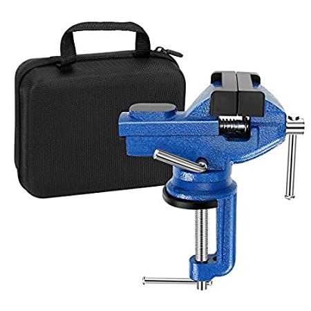Vise Universal Rotate 360° Work Clamp-on Vise Table Vise, 3.5"